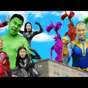 SPIDER-MAN Day In Real Life | Hulk Prank | Superheroes VS Siren Head, Cartoon Cat, SCP #1
