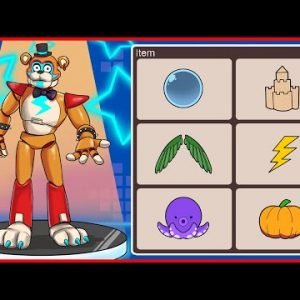 GLAMROCK FREDDY DRESSUP vs Spider-Man Villains – FNAF Security Breach Animation
