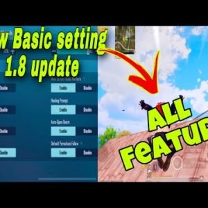 Pubg 1.8 update All new feature new Basic setting spider-Man Power PUBG mobile