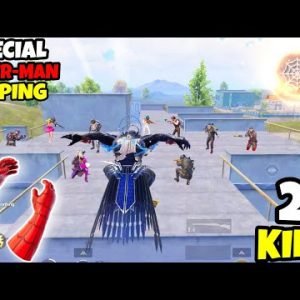 This Spider-man Sniping Trick Makes AWM 1000x Better in BGMI • (21 KILLS) • BGMI PUBGM GAMEPLAY