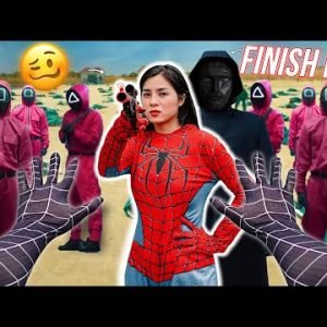 VENOM RECUSE SPIDER MAN PARKOUR FROM SQUID GAME (Epic Parkour POV Chase)