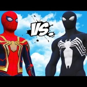 SYMBIOTE SPIDERMAN VS SPIDER-MAN (NO WAY HOME)