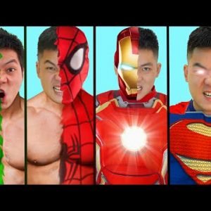 SPIDER-MAN Day In Real Life | Hulk Prank | Superheroes VS Siren Head, Cartoon Cat, SCP