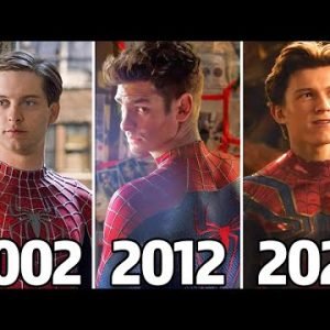 Evolution of Spider-Man New Movies 2000 – 2021 (andrew garfield tobey maguire spiderman no way home)