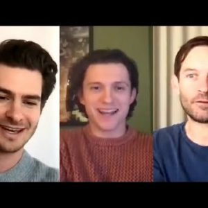 SPIDER-MAN: Tom Holland, Andrew Garfield & Tobey Maguire Talk Their Epic Reunion