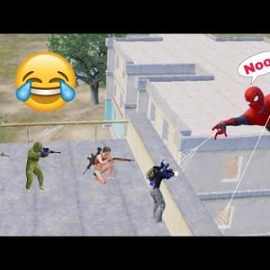 Noobs Hates Spider-man 🤣😜 | PUBG MOBILE FUNNY MOMENTS