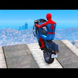 GTA 5 Spiderman Epic Jumps #26 ( Spider-Man Stunts & Fails )