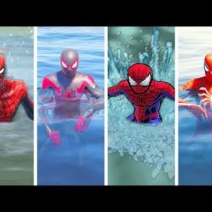 Evolution of Swimming in ALL Spider-Man Games (2004-2020)