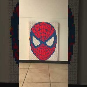 Spider-man 🕷 made with Rubik’s Cubes 🧩