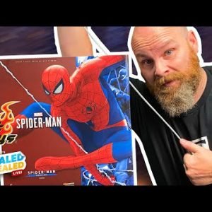 Hot Toys Spider-Man PS4 / PS5 Classic Suit Figure Unboxing | Unsealed and Revealed