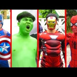 SPIDER-MAN Day In Real Life | Hulk Prank | Superhero VS Siren Head, Cartoon Cat, SCP #888