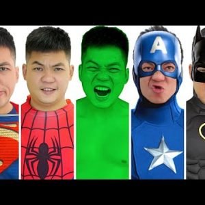 SPIDER-MAN Day In Real Life | Hulk Prank | Superheroes VS Siren Head, Cartoon Cat, SCP #6789