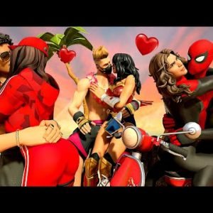 Will Spider-Man MAKE OUT with the MOST GIRLS on VALENTINES?? Fortnite