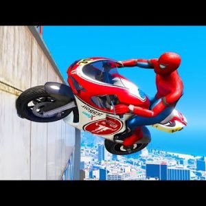 GTA 5 Spiderman Epic Jumps #29 ( Spider-Man Stunts & Fails )