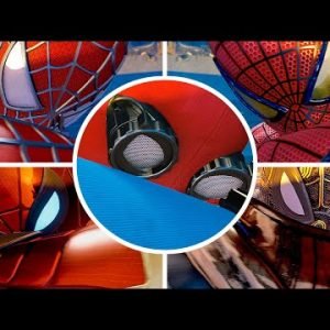 Spider-Man Crafting Every Movie Suit Scene in Spider-Man Remastered PS5 4K ULTRA HD