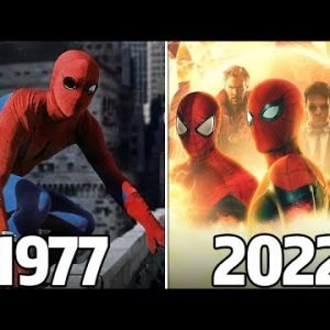 Evolution of Spider-Man Movies 1977 – 2022 andrew garfield spider man no way home tobey maguire mcu