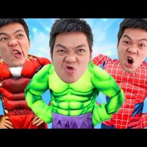 SPIDER-MAN Day In Real Life | Hulk Prank | Superhero VS Siren Head, Cartoon Cat, SCP #999