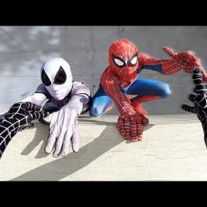 Team SPIDER-MAN vs VENOM Lose Bad Guys ( Action POV )