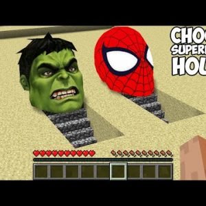 I found SECRET HULK AND SPIDER MAN SUPERHEROES UNDERGROUND BASE GAMEPLAY MINECRAFT