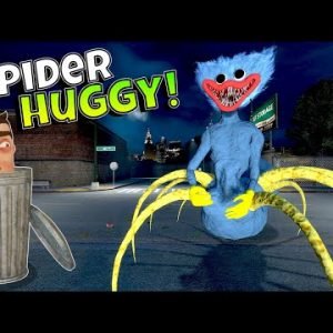 Spider HUGGY WUGGY Tried to Eat Me?! (Garry’s Mod)