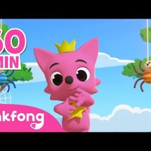 The Eentsy Weentsy Spider Song | BEST Rhymes Compilation for Kids | Pinkfong 3D Songs for Kids