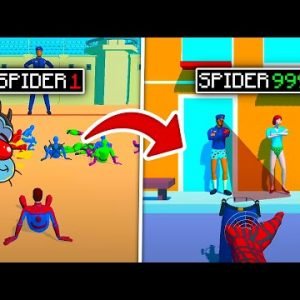 Upgrading SPIDERMAN To GOD SPIDERMAN with OGGY & JACK in Bad Spider Thief