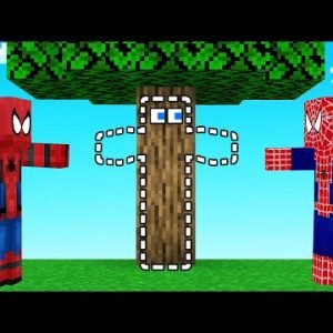 Playing Minecraft HIDE & SEEK As SPIDER-MAN And This Happened