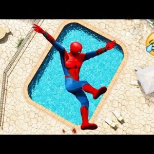Funny Moments In GTA 5 – Spider-Man