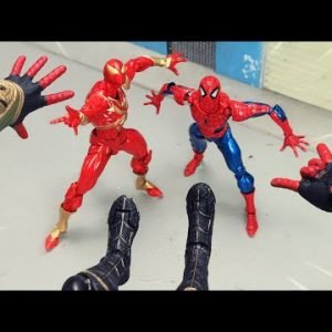 Spider-man And Gwen Stacy Lost in the Land of Zombies into the Book | Figure Stop Motion