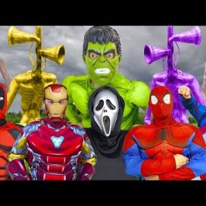 CLASSIC SPIDER-MAN In Real Life | Hulk Prank | Superheroes VS Siren Head, Cartoon Cat, SCP 096