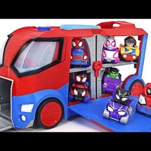 Marvel Spider-Man Spidey and His Amazing Friends Web Transporter! | DuDuPopTOY