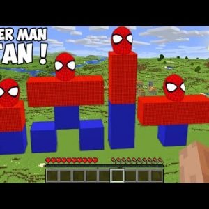 What is THE BEST WAY TO SPAWN A SUPER GIANT SPIDER MAN TITAN in Minecraft Animation? NEW SUPERHERO!