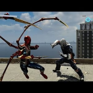 Spider-Man PS5 – Iron Spider Suit vs Taskmaster