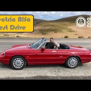 Electric Alfa Romeo Spider test drive