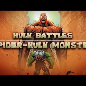 Hulk Battles Peter Parker Spider-Hulk