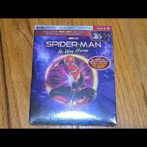 Marvel Studios Spider-Man No Way Home 4K Ultra HD,Blu-Ray, & Digital Only @ Target Edition Unboxing!