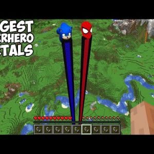 I can BUILD a LONGEST SONIC 2 vs SPIDER MAN PORTALS in Minecraft! WHICH SECRET PORTAL TO CHOOSE