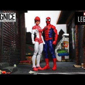 Hasbro Marvel Legends Exclusive SPIDER-MAN & SPINNERET First Look Review! THE Best ML Spider-Man?