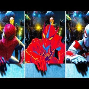 Spider-Man VS Sinister Six w/All PS5 NEW SUITS