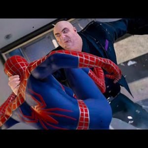 Tobey Maguire Spider-Man Fights Against Kingpin Scene in Spider-Man Remastered PS5 4K ULTRA HD