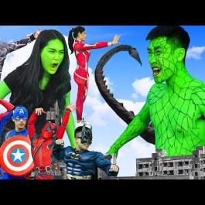 SPIDER-MAN Morning Routines In Real Life | Prank over Hulk | Superheroes VS Siren Head, Cartoon Cat