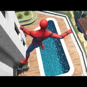 GTA 5 Epic Ragdolls | Spider-Man Jumps/Fails ep.158 (Euphoria physics)