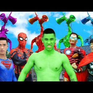 SPIDER-MAN Morning Routines In Real Life | Prank over Hulk | Superheroes VS Siren Head, Cartoon Cat