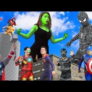 SPIDER-MAN Morning Routines | SQUAD SUPERHEROES VS Siren Head, Cartoon Cat| Hulk Transformation