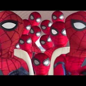 FUNNY SPIDER-MAN FAMILY | Dancing In Car, Bike | 1 Hour Music Video