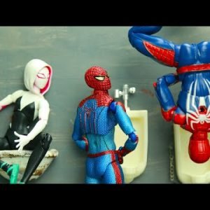 Spider-man and Gwen Stacy attacked by Zombie Avengers in Spider-verse | Figure Stop Motion