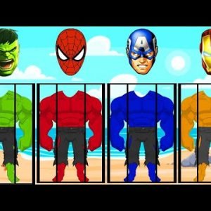 SPIDER-MAN POWER vs Siren Head VS Cartoon Cat VS SCP 096 | Hulk Pran Superheroes Morning Routines #8