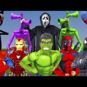 SPIDER-MAN Funny Morning Routines | Cool Hulk Prank | SUPERHEROES VS Siren Head, Cartoon Cat, SCP