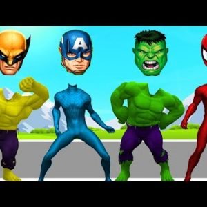 SPIDER-MAN POWER vs Siren Head VS Cartoon Cat VS SCP 096 | Hulk Pran Superheroes Morning Routines #4