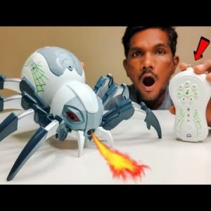 Powerful RC Robotic Spray Spider Unboxing & Testing – Chatpat toy tv